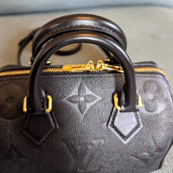 Empreinte Monogram Giant Speedy Bandouliere 20 Black - LIKE NEW! - Picture 4 of 11